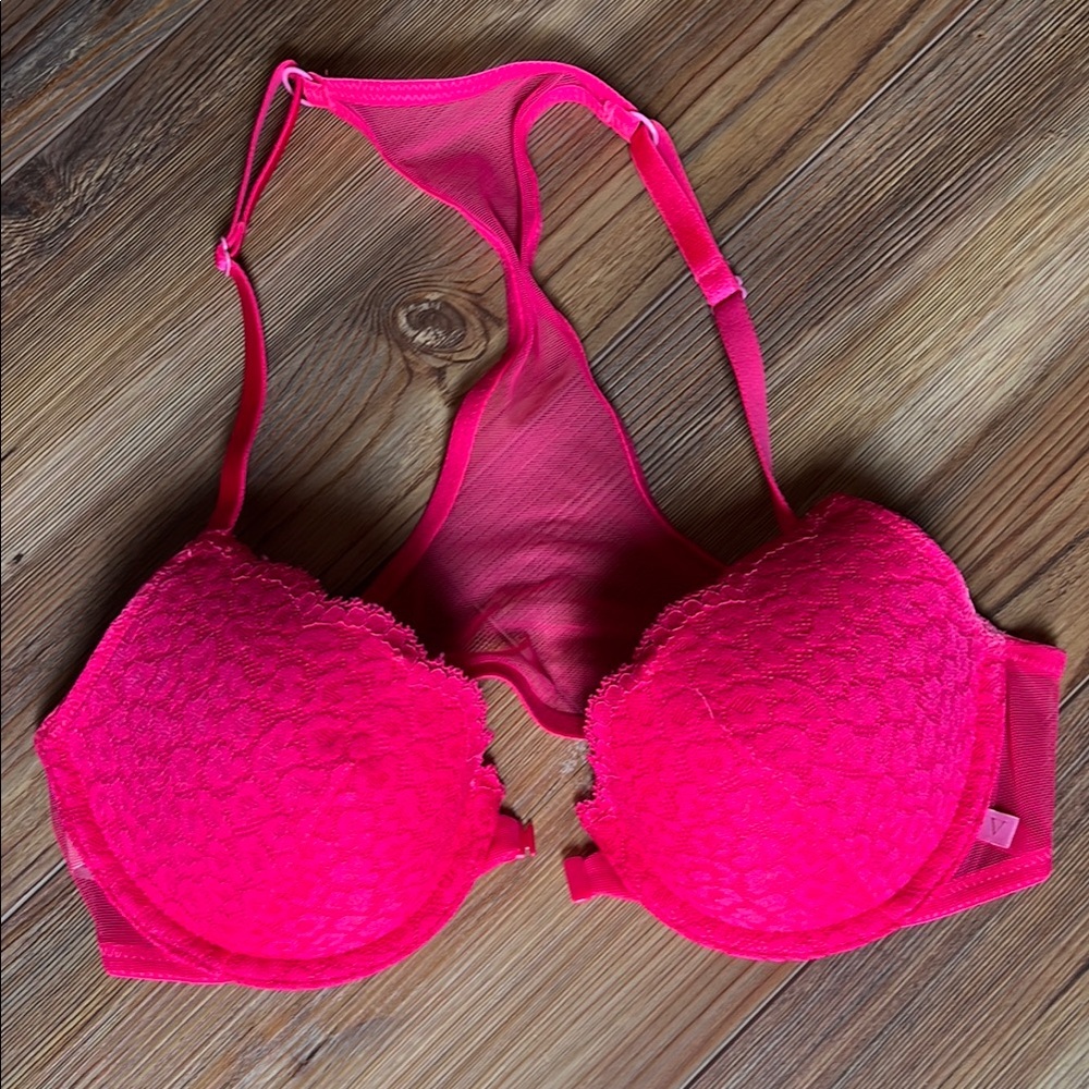 Victoria's Secret Pink Push-Up Bra with Halter Neckline